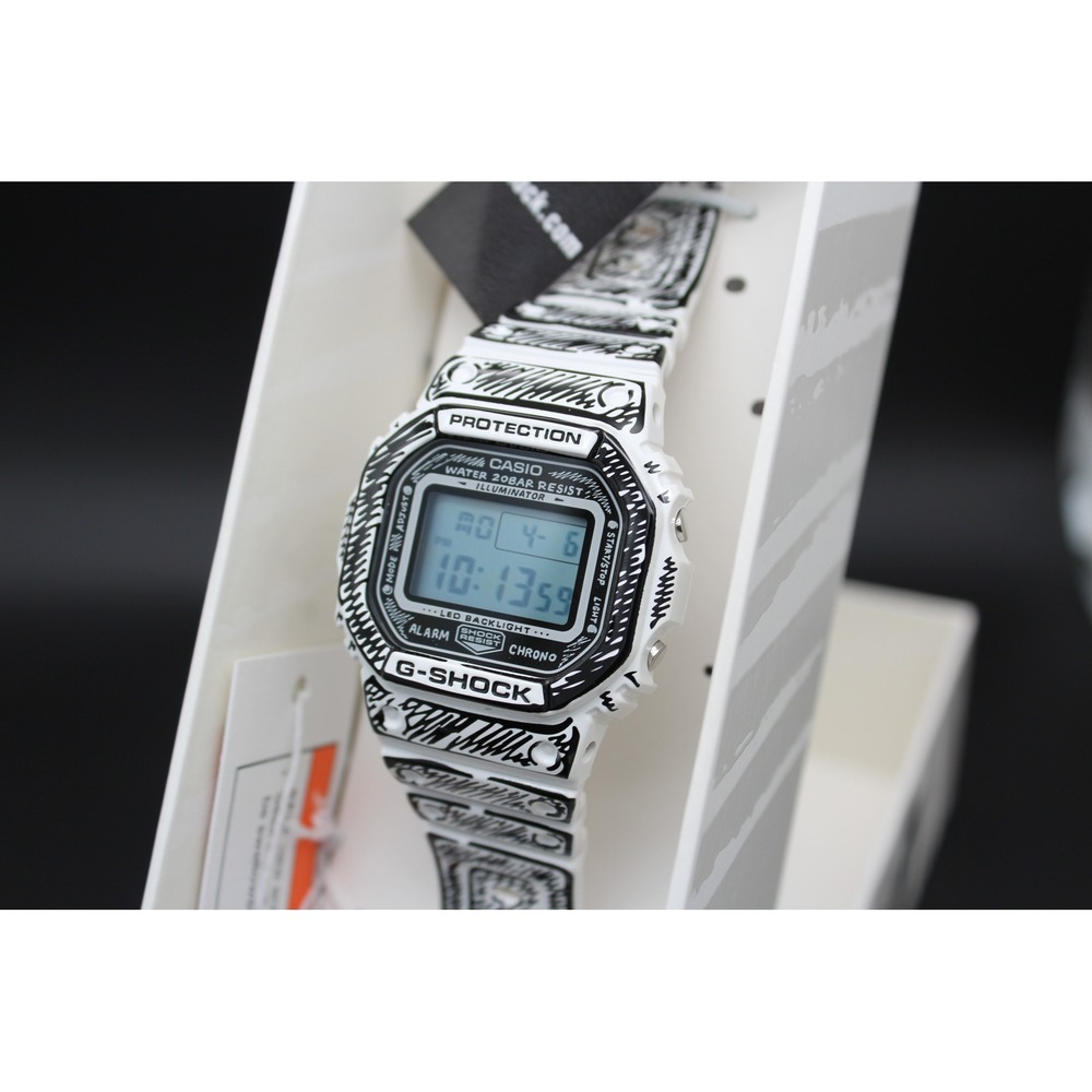 Casio G-Shock DW-5600JK-7JR Joshua Vides Limited Edition 2D Sketch Watch  NIB